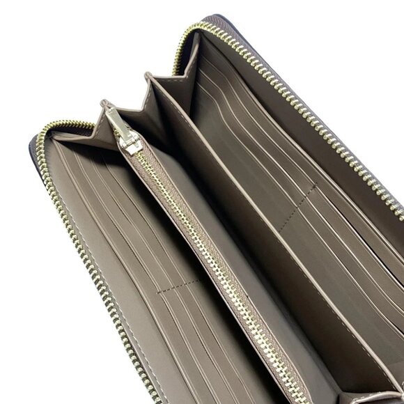 Auth COACH Signature CW778 Beige PVC - Long Wallet - Picture 4 of 5